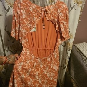 Jumper open back dress NWT